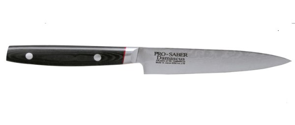 Photo1: PRO-SABER DAMASCUS  Petty knife 12cm (1)
